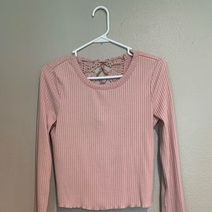 Lettuce trim semi casual blouse